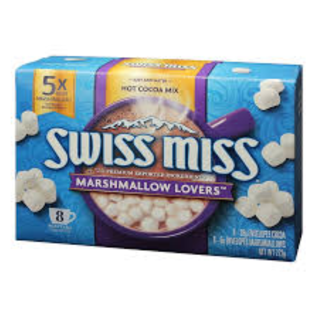 SWISS MISS HOT COCOA MIX MARCHMELLOW LOVERS 8'S 272G